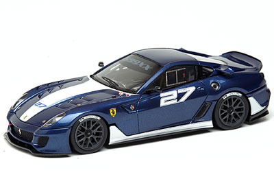 Модель 1:43 Ferrari 599XX 599XX Program №27 - blue/white