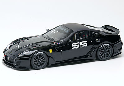 Модель 1:43 Ferrari 599XX 599XX Program №55 - black