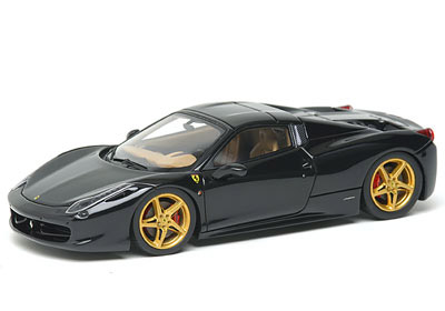 Модель 1:43 Ferrari 458 Spider (roof closed) - Black