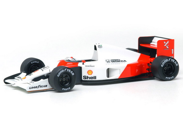 Модель 1:43 McLaren Honda MP4/6 №1 Monaco GP (Ayrton Senna)