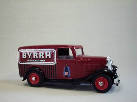 citroen 500kg byrrh - dark red/black 100049 Модель 1:43