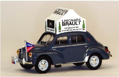 Модель 1:43 Renault 4CV Limonade Couzan Brault-Circuit des Six Provinces