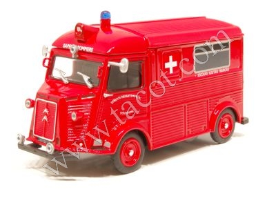 citroen type h van pompiers fire engine ambulance 101304 Модель 1:43
