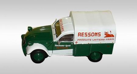 citroen 2cv pickup - laiterie de ressons 101373 Модель 1:43
