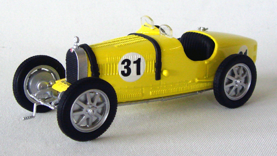 Модель 1:43 Bugatti T35B №31 - yellow