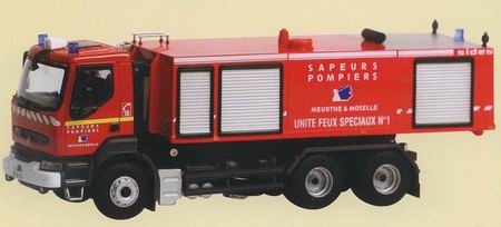 Модель 1:43 Renault Lander UFS Pompiers Unite Feux Speciaux Meurthe - Moselle