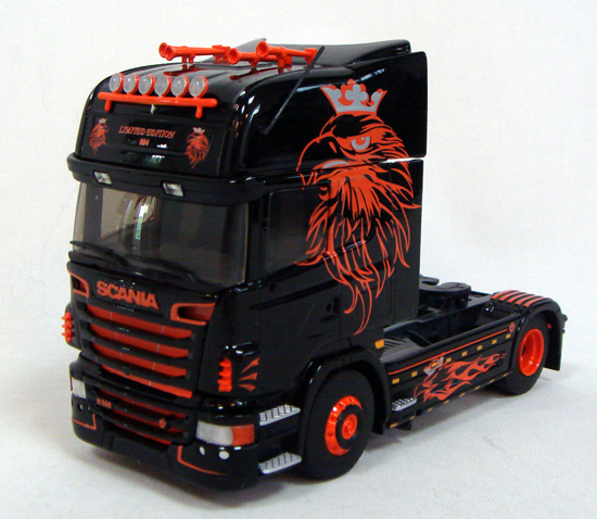 Модель 1:43 Scania Series R Topline (седельный тягач) - black (L.E.)