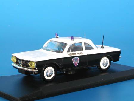 Модель 1:43 Chevrolet Corvair Police U.S.A.
