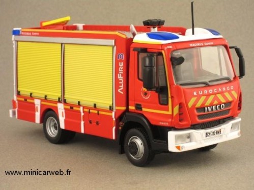 Модель 1:43 IVECO Eurocargo VSR CAMIVA Alufire 3 SDIS 48 (пожарный)