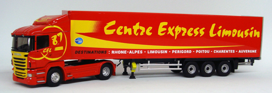 Модель 1:43 Scania G420 Serie R с п/прицепом «Centre Express Limousin»
