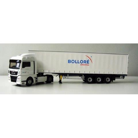 man tgx euro6 c п/прицепом "bollore logistics" 116147 Модель 1:43