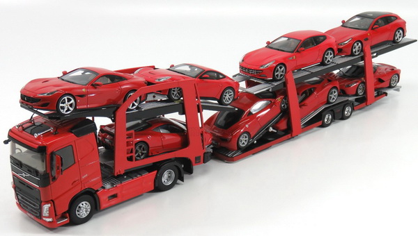 Модель 1:43 Volvo FH4 500 Truck Car Transporter (L.E.for CarModel, легковые автомобили в комплект не входят)
