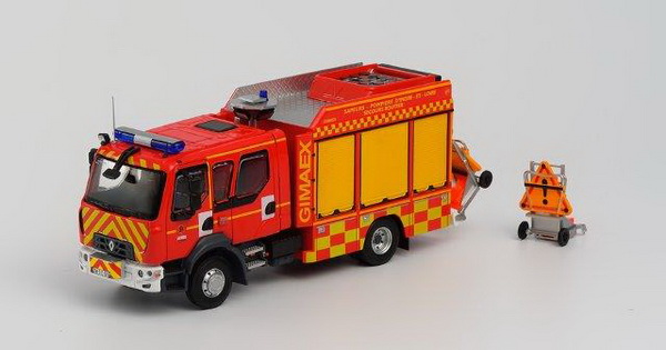 Модель 1:43 Renault D15 VSR S GIMAEX SDIS 37 (пожарный)