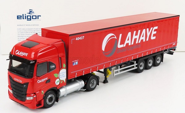 Модель 1:43 IVECO FIAT - S-WAY NP Truck TELONATO LAHAYE TRANSPORTS 2019