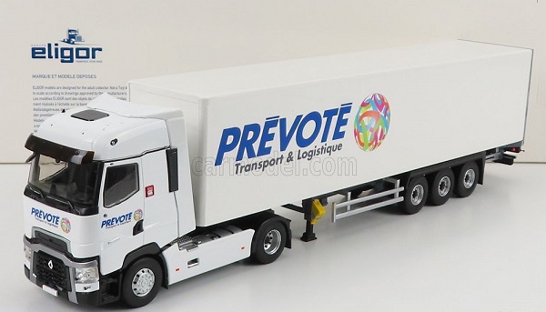 renault - t-line high truck prevote transports 2021 117595 Модель 1:43