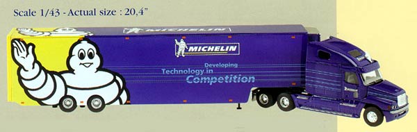 Модель 1:43 Freightliner Century Class Transporter «Michelin»
