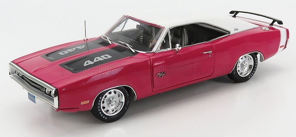 dodge charger r/t se 440 coupe 1970 lillac white 1215/06 Модель 1:18