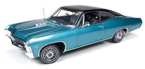chevrolet impala ss 427 turquoise hemmings AMM1027 Модель 1:18