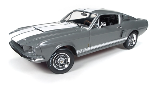 ford shelby mustang gt 350 50th anniversary - gray/white stripes AMM1060 Модель 1:18