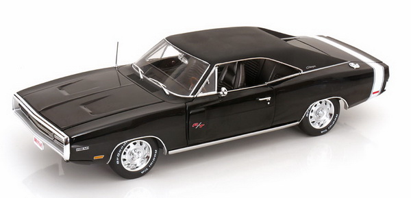 Модель 1:18 Dodge Charger R/T - 1970 - Black/Matt Black