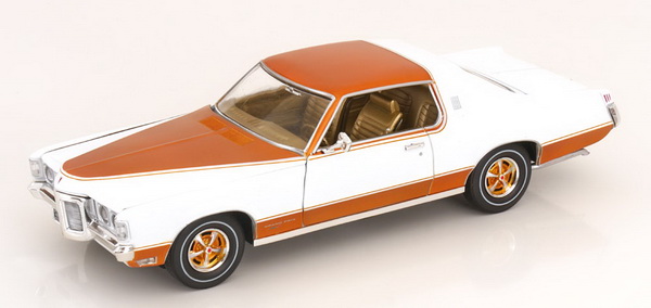 Модель 1:18 Pontiac Royal Bobcat Grand Prix Model J - 1969 - White/Gold