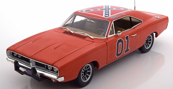 dodge charger №01 «general lee» from «the dukes of hazzard» AMM964 Модель 1:18