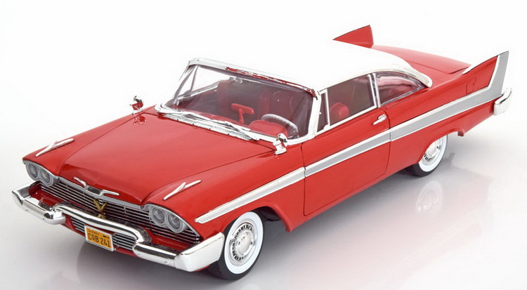 Модель 1:18 Plymouth Fury «Christine» movie - red/white (к/ф «Кристина»)