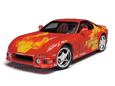 mazda rx-7 from `2 fast and 2furious ERTL33542 Модель 1:18