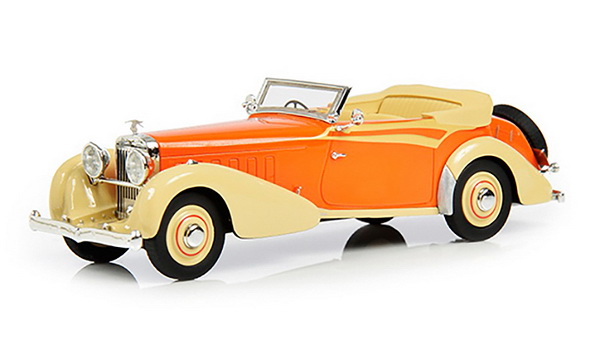Hispano-Suiza J12 Cabrio by Vanvooren (open) - orange/cream (L.E.250pcs) EMEU43002A Модель 1:43