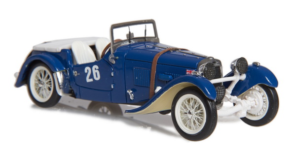 HRG 1500 roadster (top down) - 1947 - Blue EMEU43040A Модель 1 43