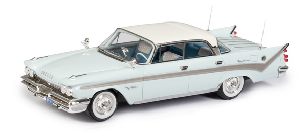 Модель 1:43 DeSoto Firedome Sportsman (4-door) hardtop - 1959 - Light Blue/White (L.E.250pcs)