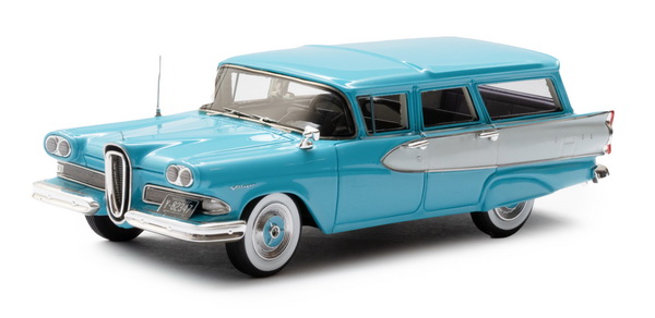 Модель 1:43 Edsel Villager wagon - blue/white