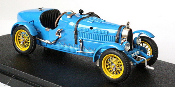 bugatti t37a ch.№37298 - blue - built by ateliers christian gouel (l.e.30pcs) EVR005 Модель 1:43
