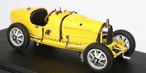 bugatti t 35b version course ch.№4888 - yellow (built by ateliers christian gouel) (l.e.30pcs) EVR008 Модель 1 43