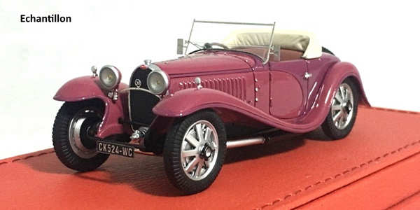 bugatti t55 super sport cabriolet vanvooren rondoni 1932 restaurée (ouverte) EVR209o Модель 1 43