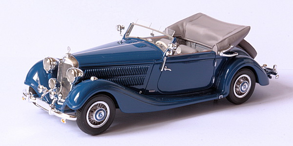 mercedes-benz type 320 ch.№436545 cabrio a (open) - blue (l.e.60pcs) EVR219 Модель 1:43