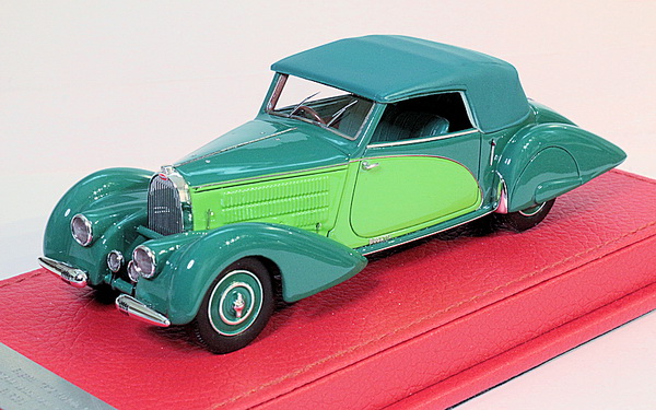 Модель 1:43 Bugatti T57C Letourneur et Marchand Ch.№57644 version restaurée - 2-tones green