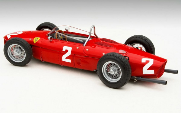 Ferrari Tipo 156/120° F1'Sharknose'- Second,1961 Grand Prix of Belgium - Wolfgang von Trips GPC97203B Модель 1:18