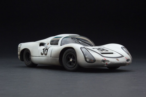 Porsche 910 - Sixth, 1967 Le Mans 24 Hours - Rolf Stommelen, Jochen Neerpasch MTB00062CFLP Модель 1:18