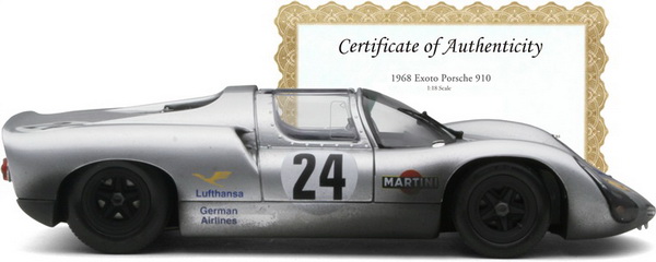 Porsche 910 - Martini/Lufthansa - 1968 Nurburgring 1000 km - Robert Huhn, Hans-Dieter Dechent