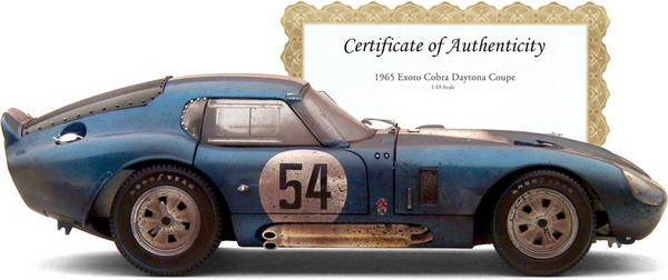 Модель 1:18 Cobra Daytona - Winner, 1965 Nurburgring 1000 km - Bob Bondurant, Jochen Neerpasch