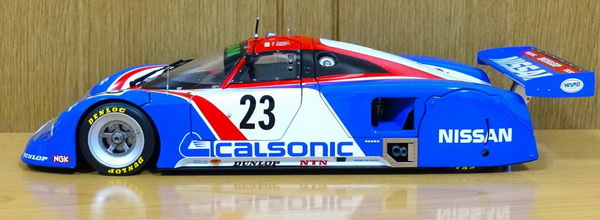 Nissan R89C - Works Nissan "Calsonic" - 1989 Le Mans 24 Hours - Masahiro Hasemi, Kazuyoshi Hoshino, Toshio Suzuki RLG88102 Модель 1:18