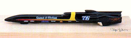 Модель 1:43 Speed-O-MOTIV 1991 WHEEL-DRIVEN LAND Speed RECORD A.TEAGUE