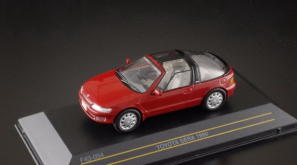 Модель 1:43 Toyota Sera (RHD) - dark red