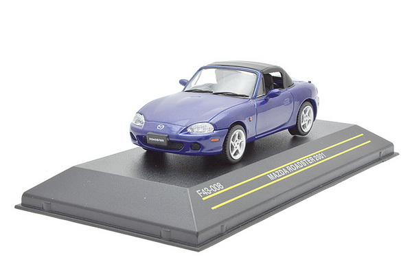 Модель 1:43 Mazda Roadster Soft-Top Closed - Blue