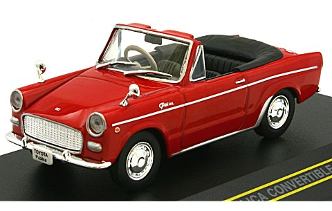 toyota publica convertible open - red F43-017 Модель 1:43