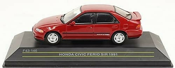 honda civic ferio sir, rhd, 1991 red F43-146 Модель 1:43