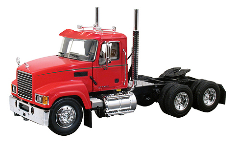 mack pinnacle tractor - red grey 10-3875 Модель 1:34