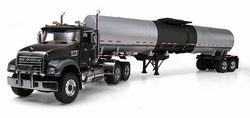 mack granite with hot products tanker trailer 10-3952 Модель 1:34