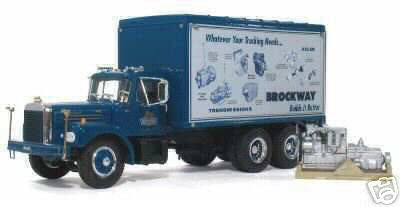 Модель 1:34 Brockway Engines Dry Goods Van with Engine